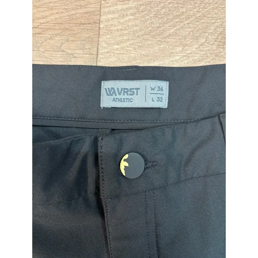 VRST Mens Black Pants Size 36x32